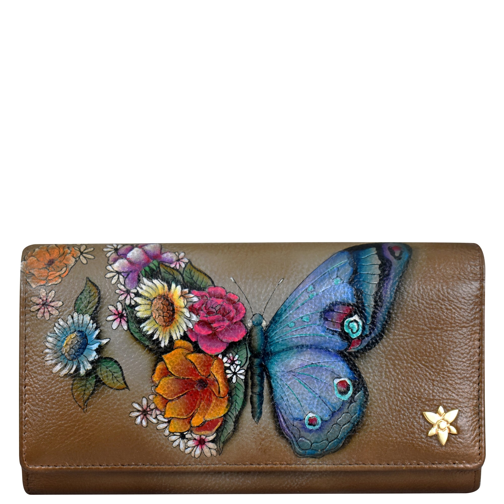 Anuschka Butterfly Satchel and 2024 Matching Wallet