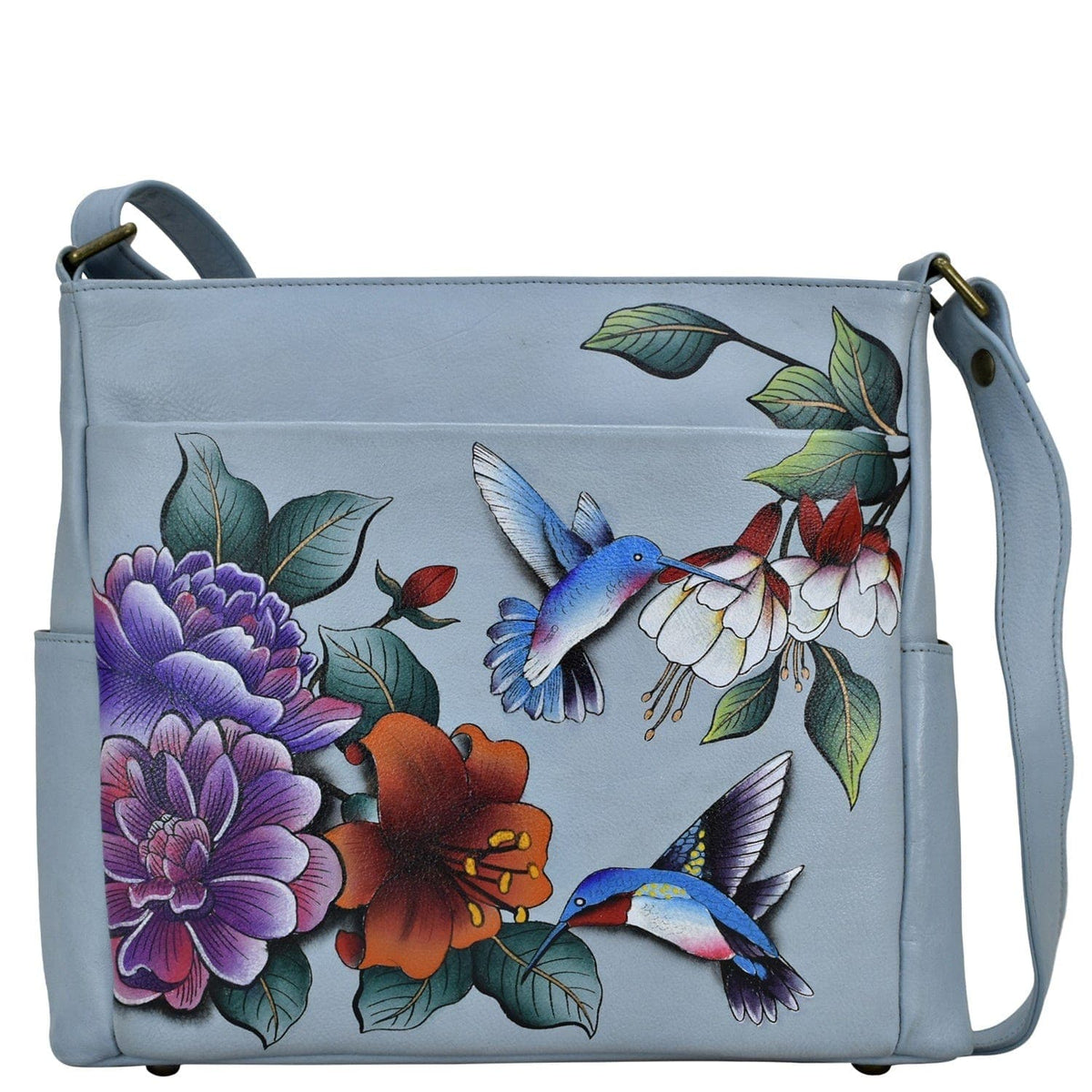 Anna by Anuschka Small Zip Around Crossbody, Portuguese Parrot