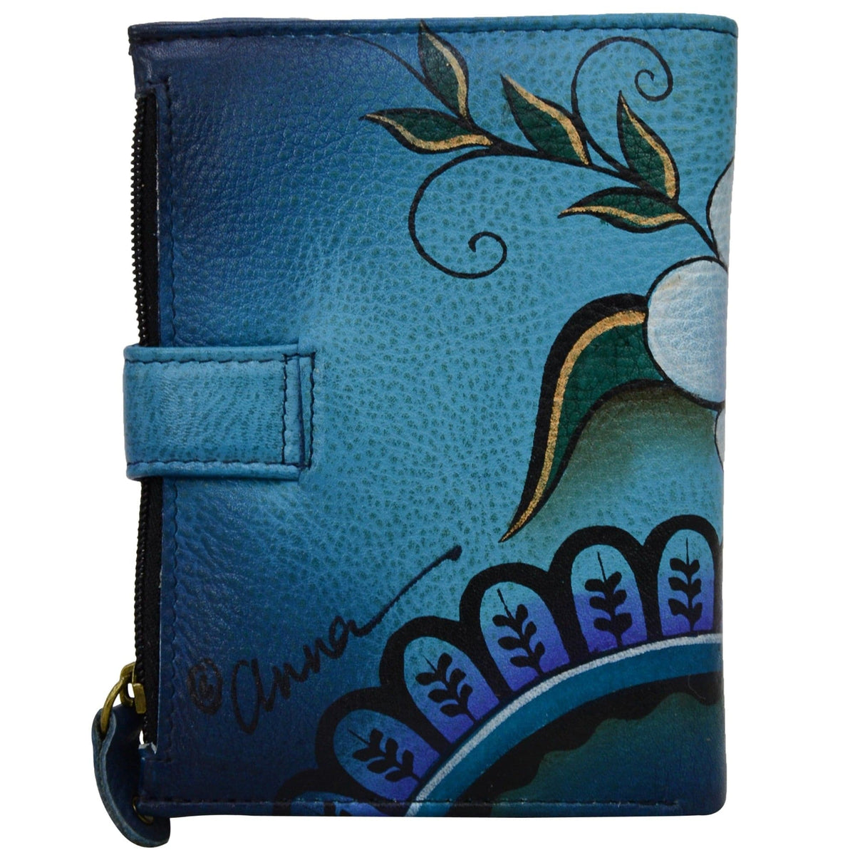 Anna by Anuschka Ladies Hand Painted Leather Wallet
