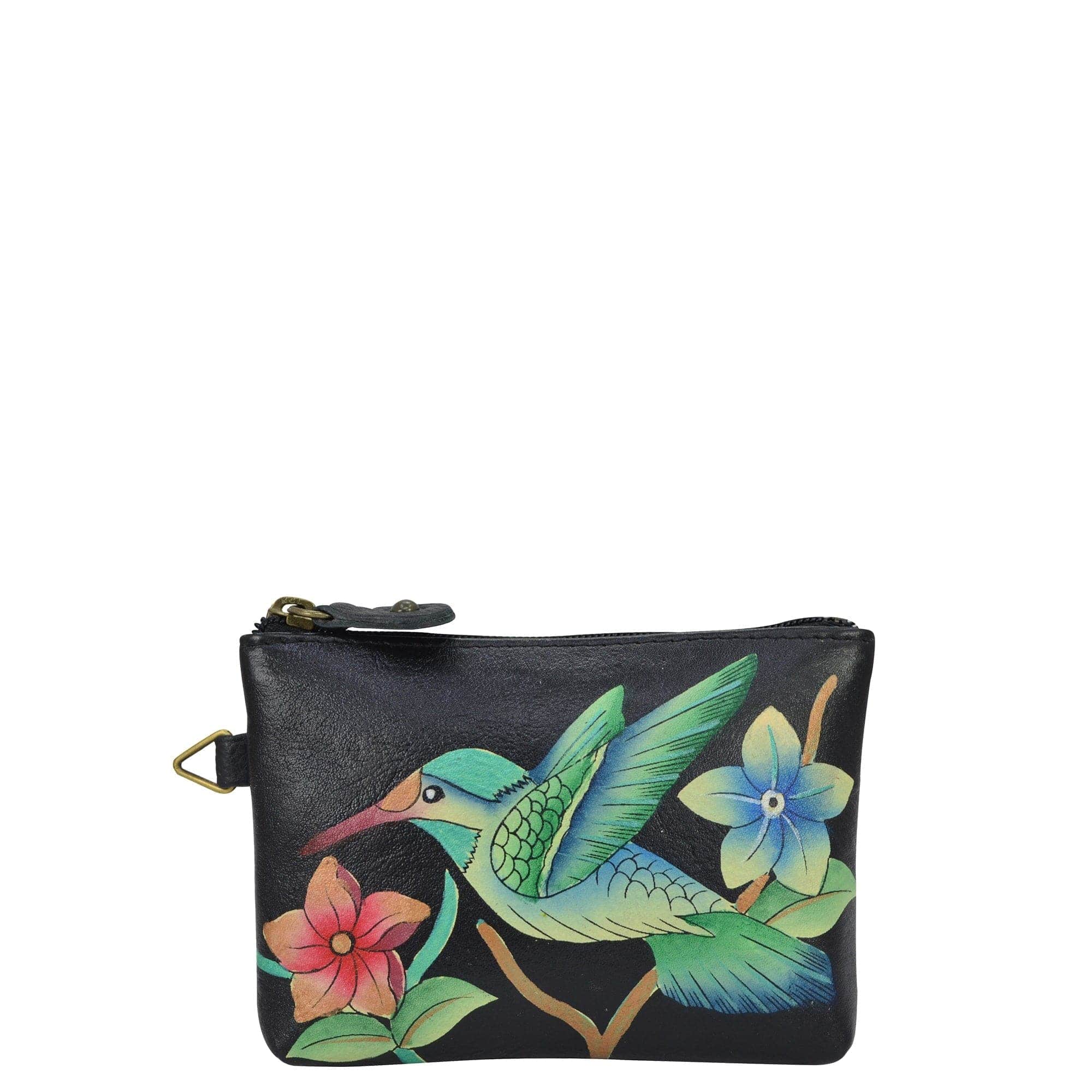 Anuschka Hand Painted Leather popular Bag and Wallet