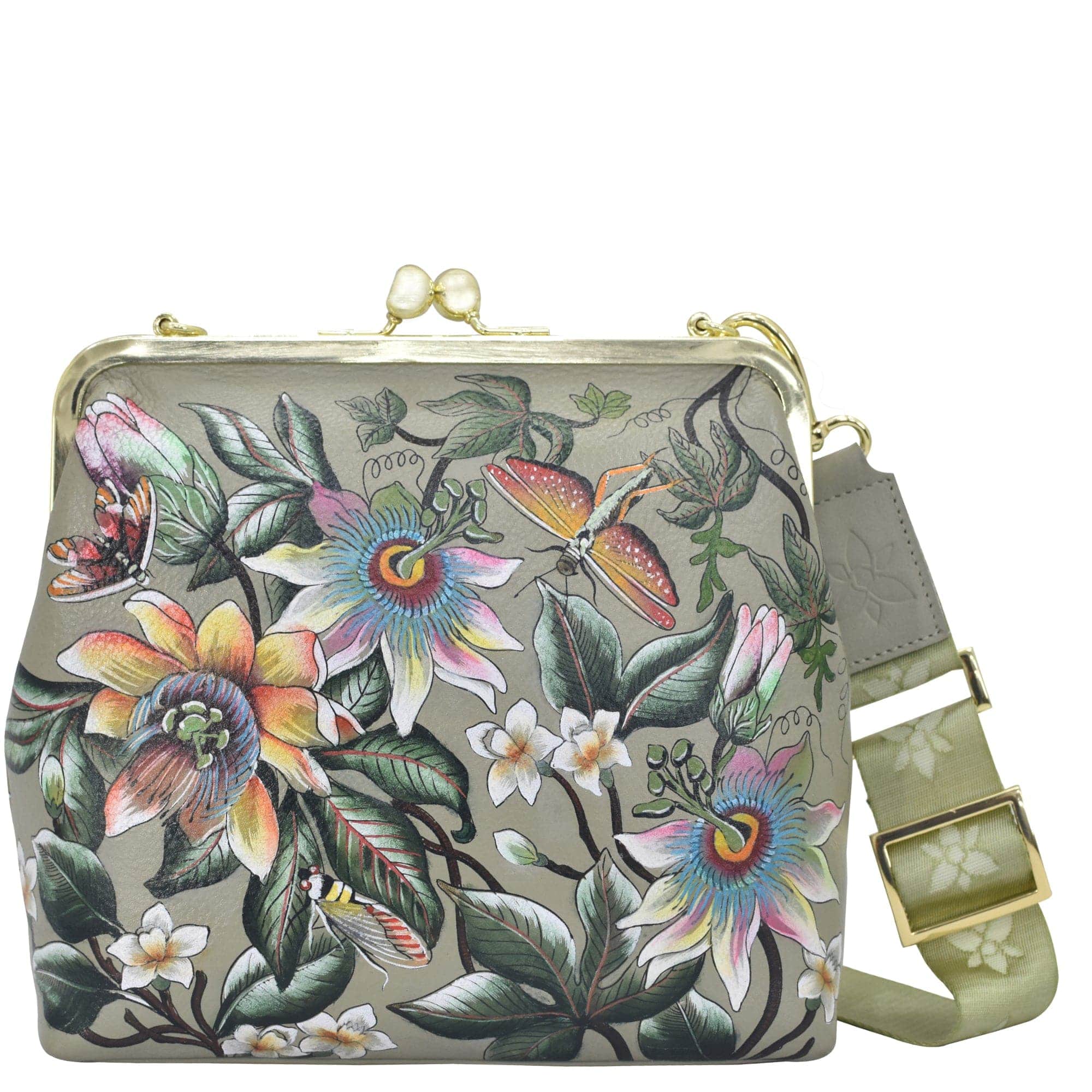 ANUSCHKA Hand authentic Painted Purse