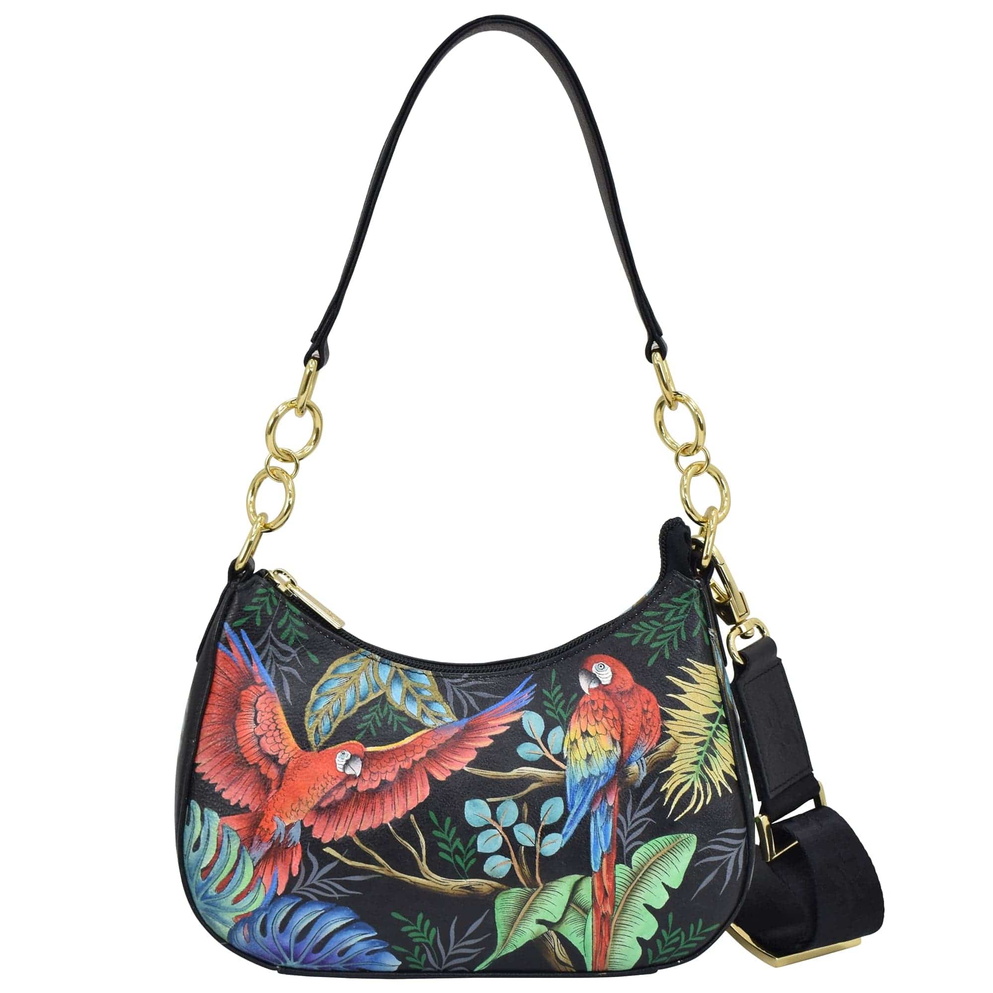 Hobo Sling Purse with Painted Peacock deals