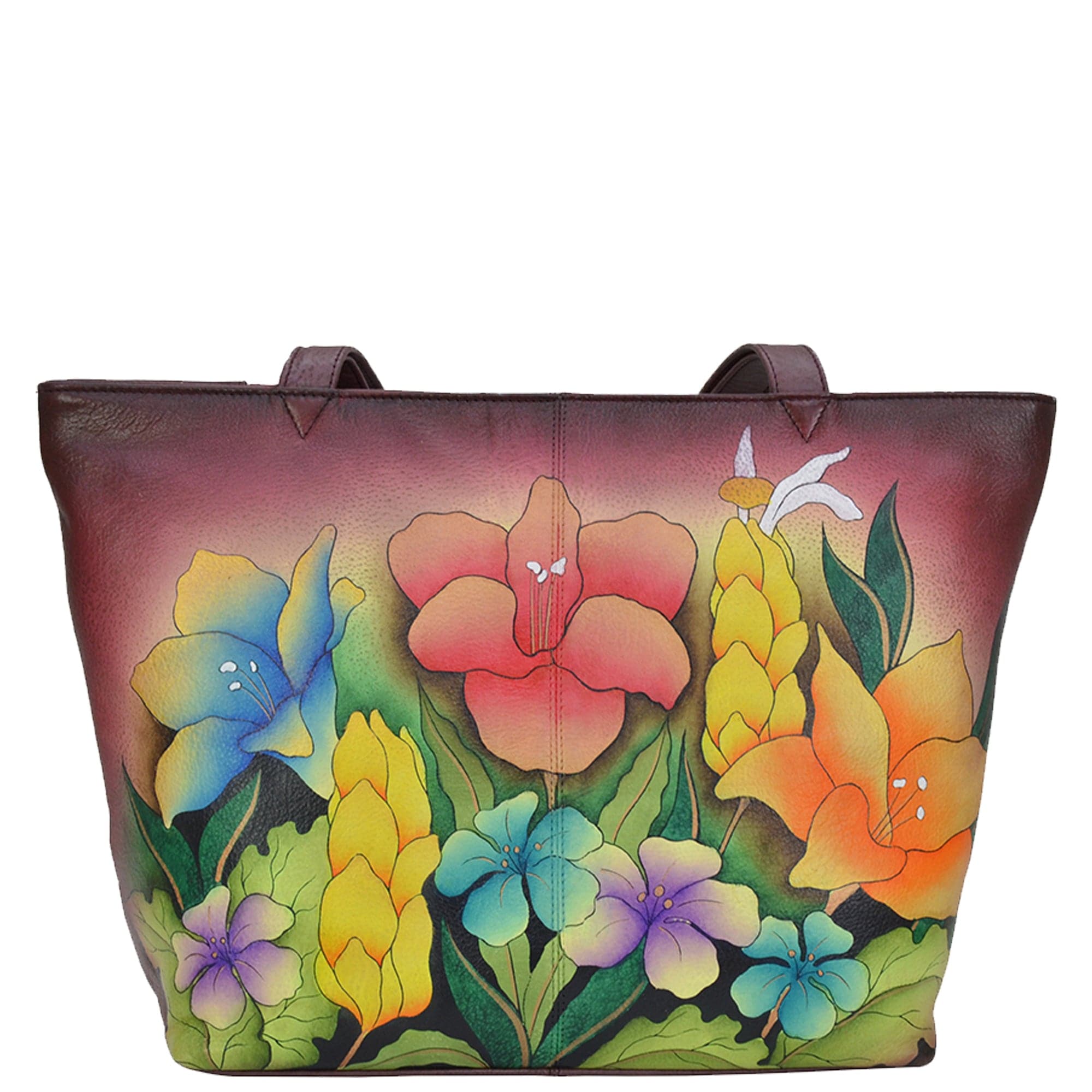 Hand Painted Large Tote / hotsell Anna by Anuschka