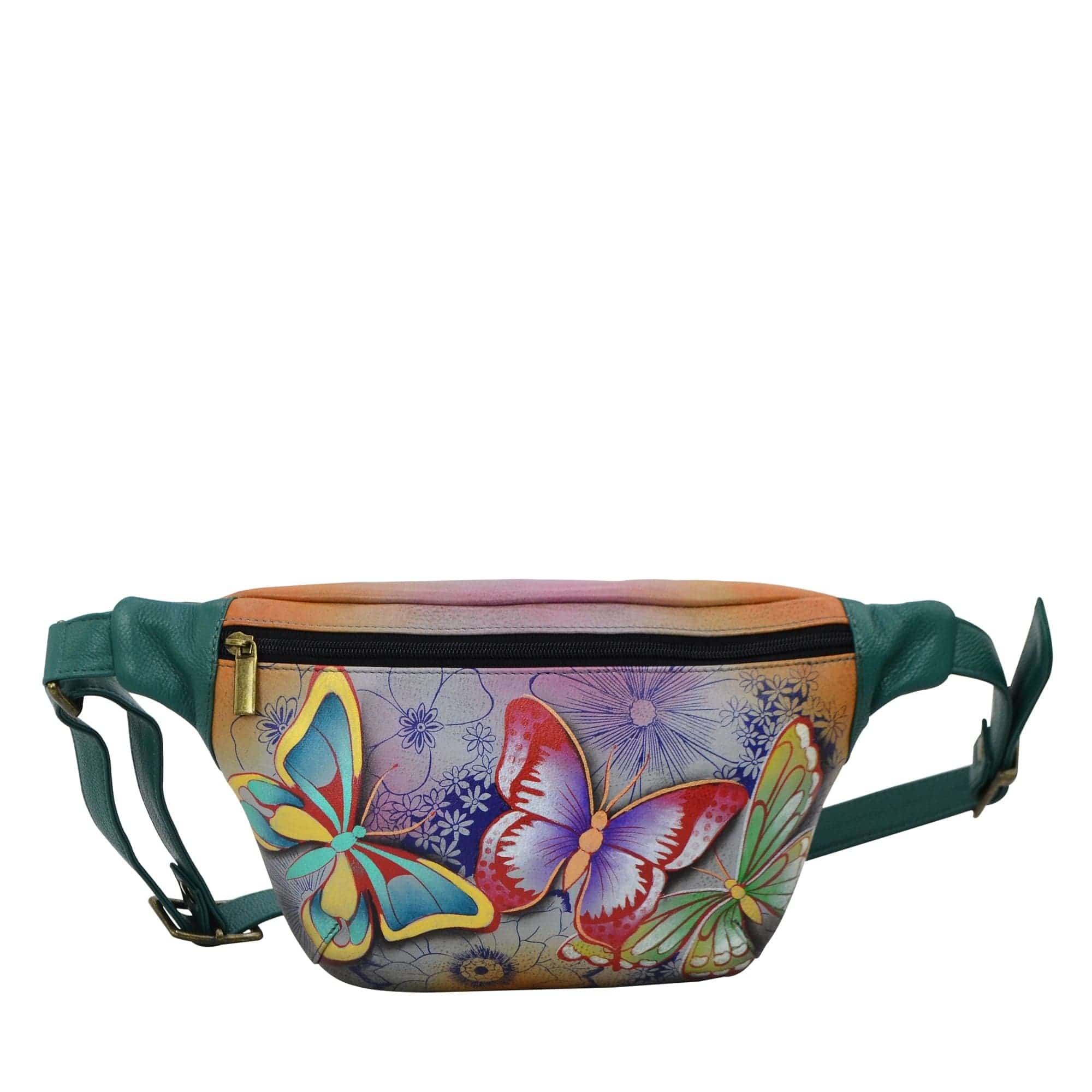 Hand-Painted Leather buy Fanny Pack!