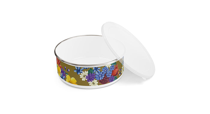 Custom Printed Enamel Bowls Collection