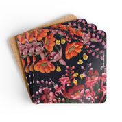 Moonlit Meadow Corkwood Coaster Set