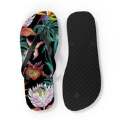 Island Escape Black Flip Flops