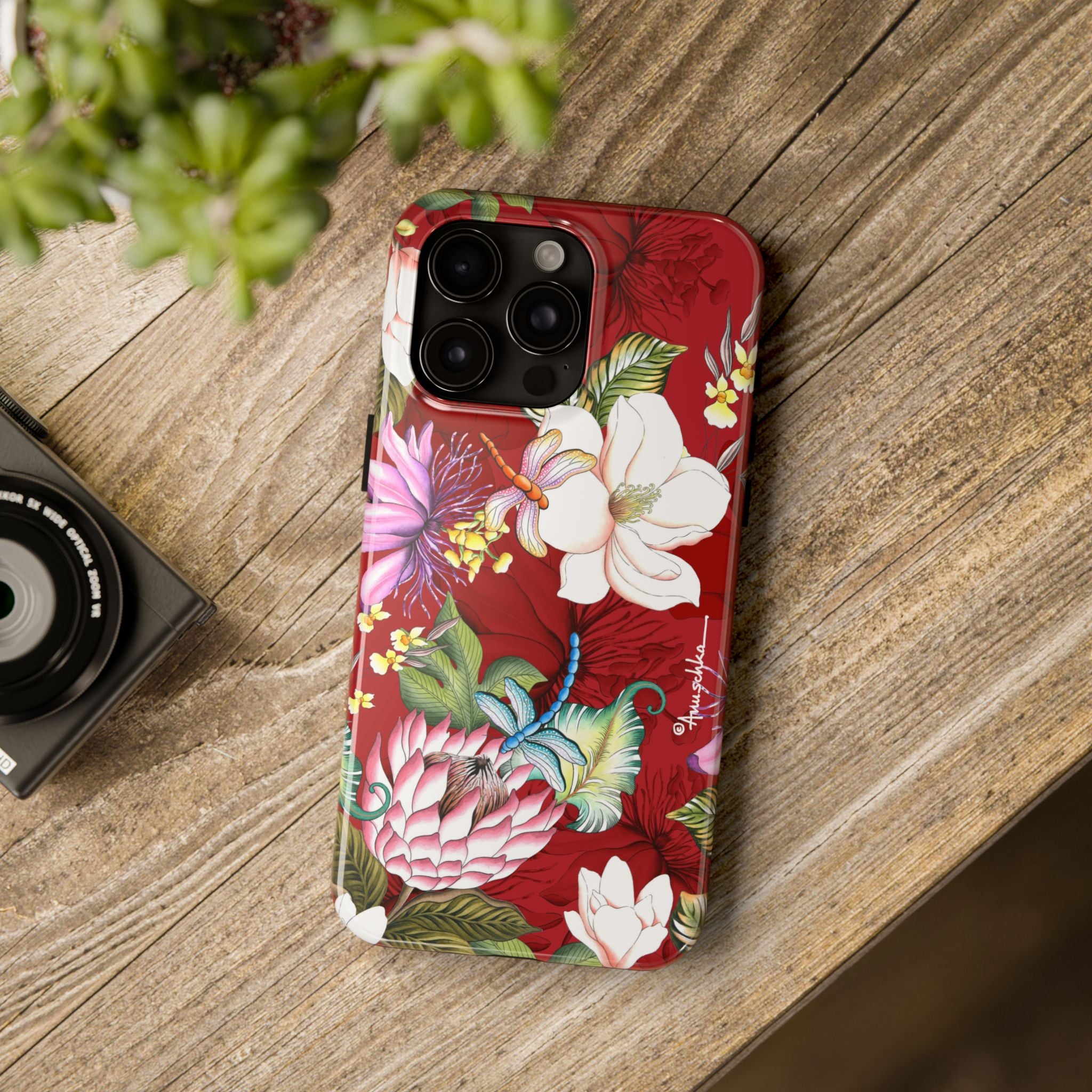 Crimson Garden Tough Phone Cases