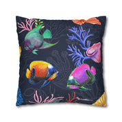 Mystical Reef Polyester Square Pillow Case