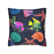 Mystical Reef Polyester Square Pillow Case