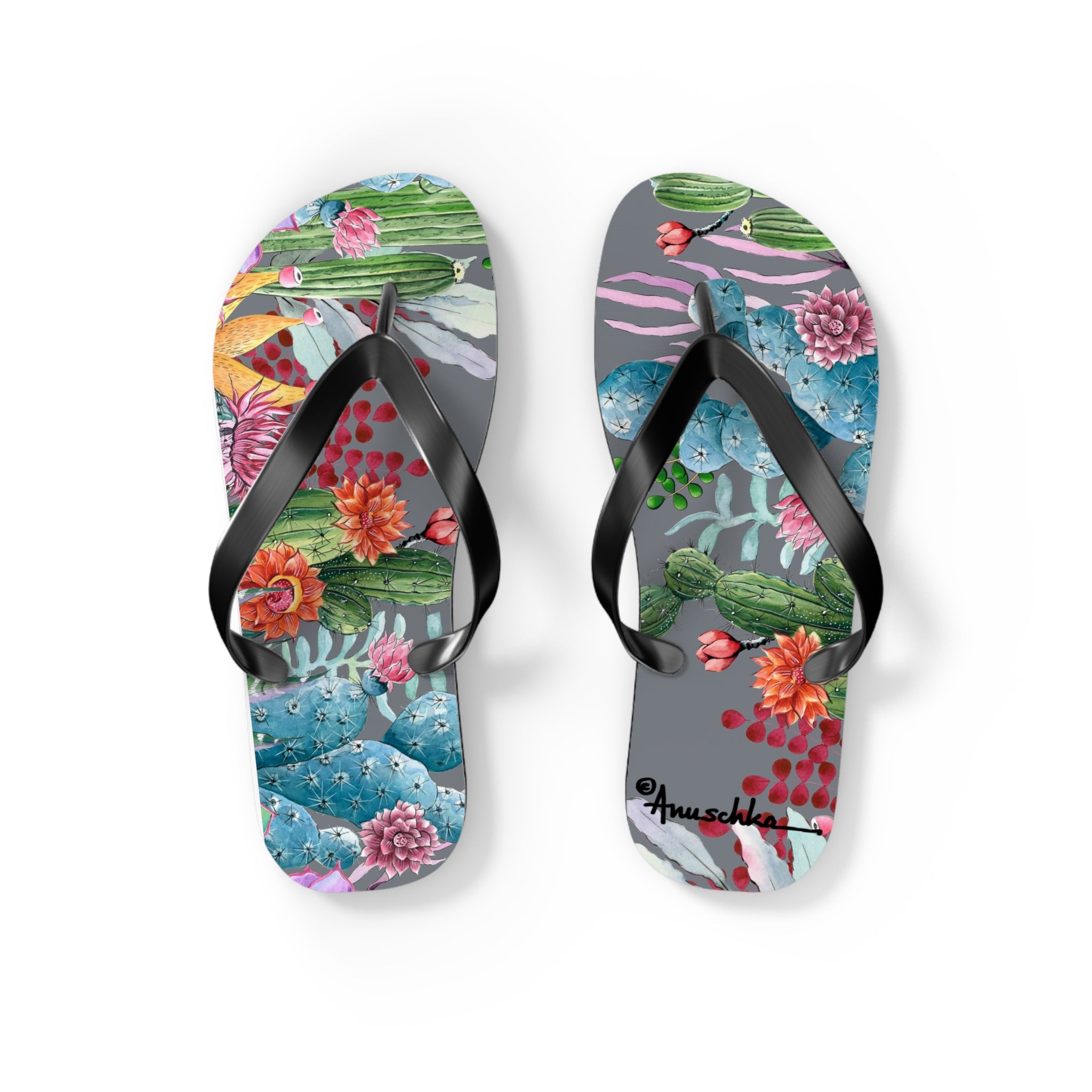 Desert Garden Flip Flops