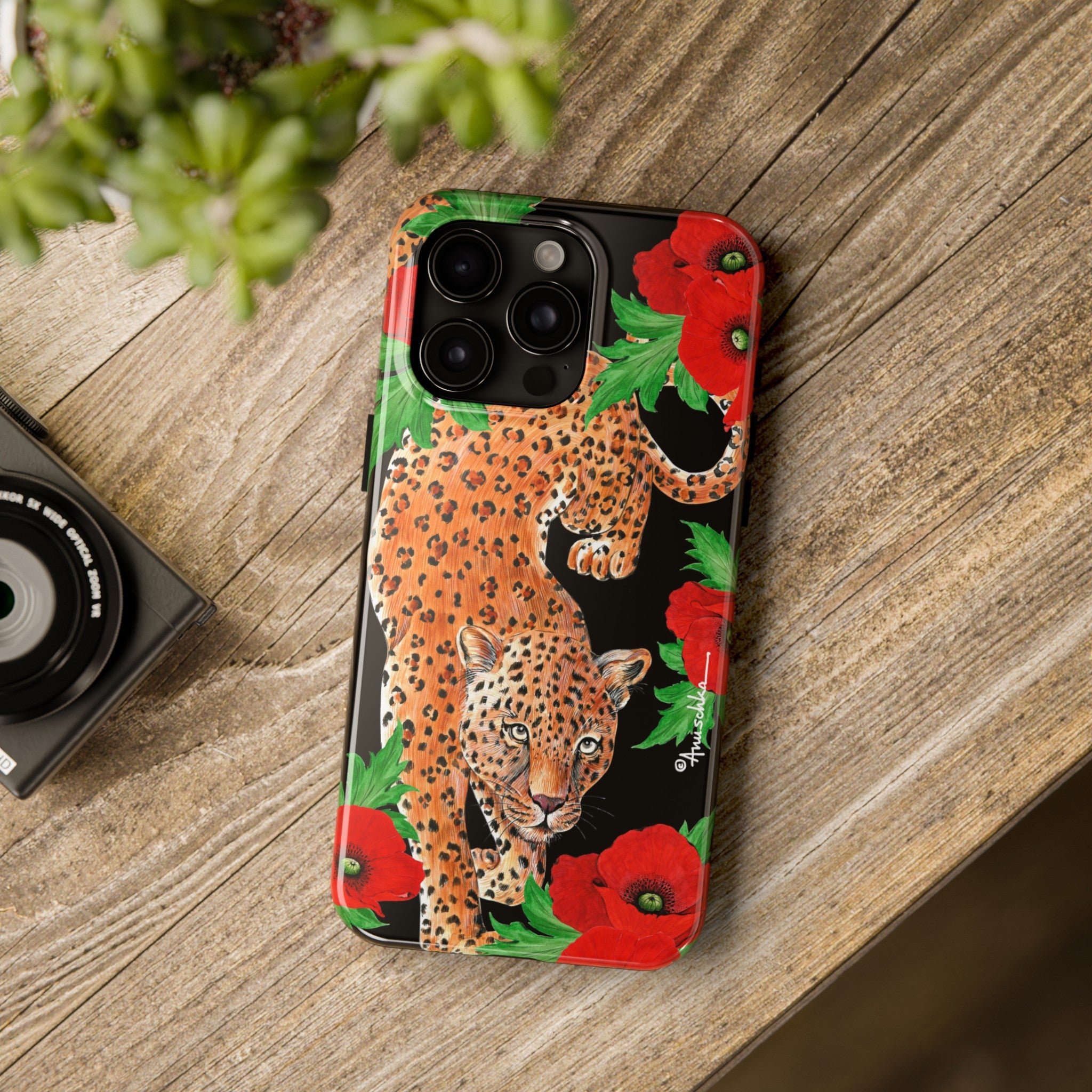 Enigmatic Leopard Tough Phone Cases