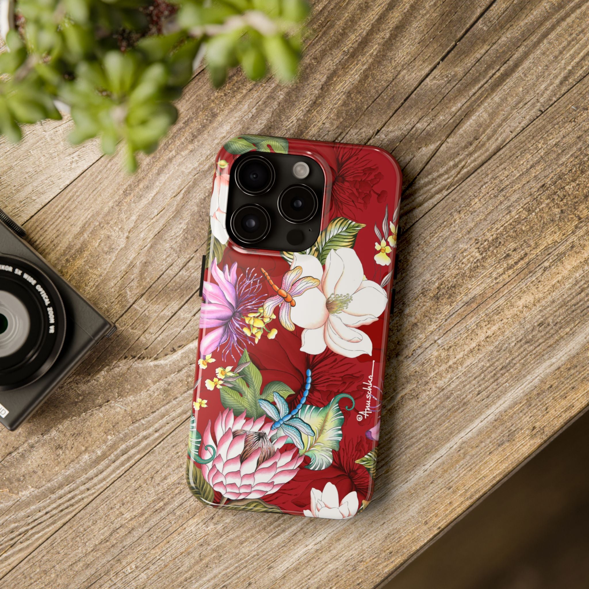 Crimson Garden Tough Phone Cases