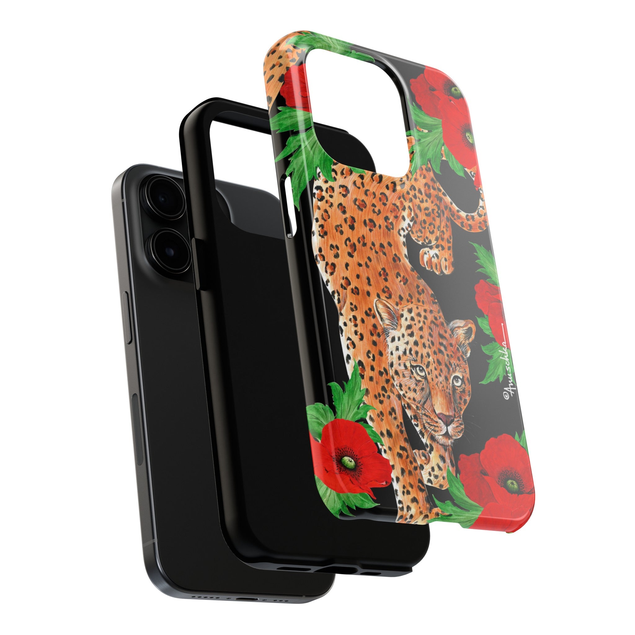 Enigmatic Leopard Tough Phone Cases