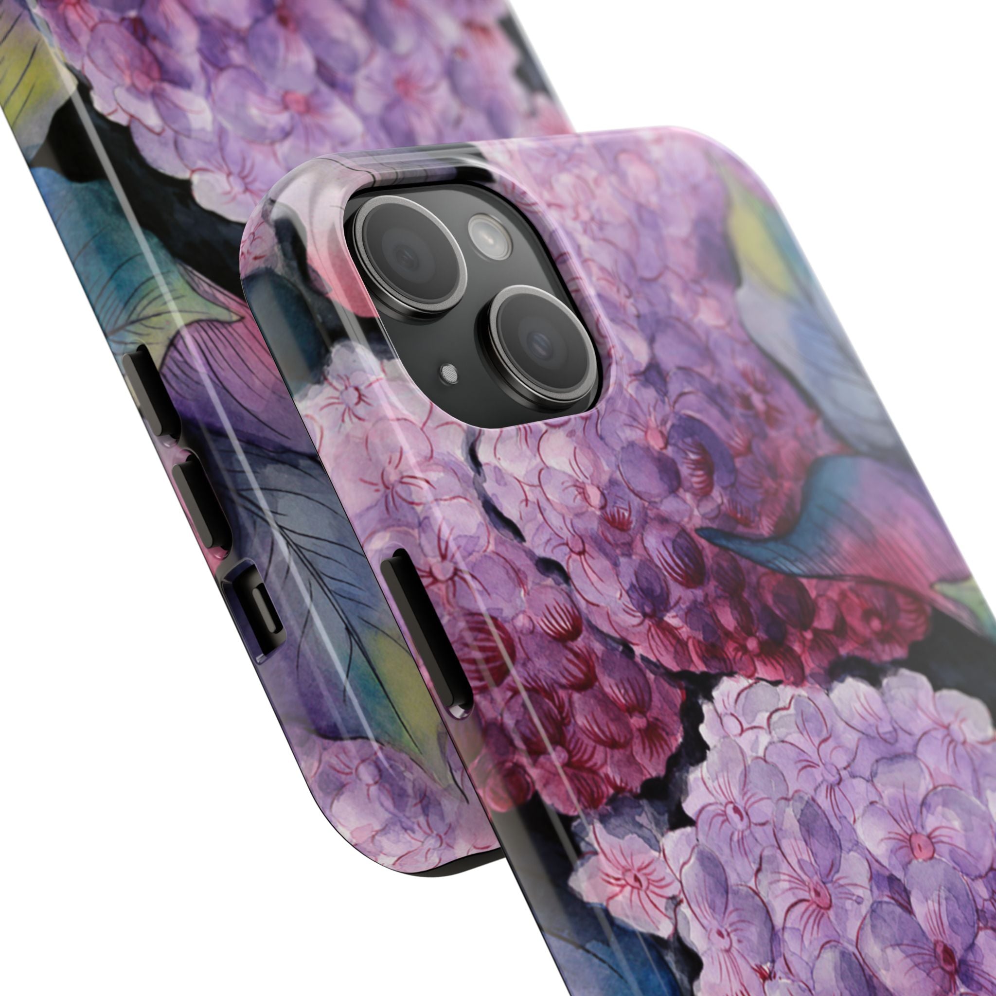 Hypnotic Hydrangeas Tough Phone Cases