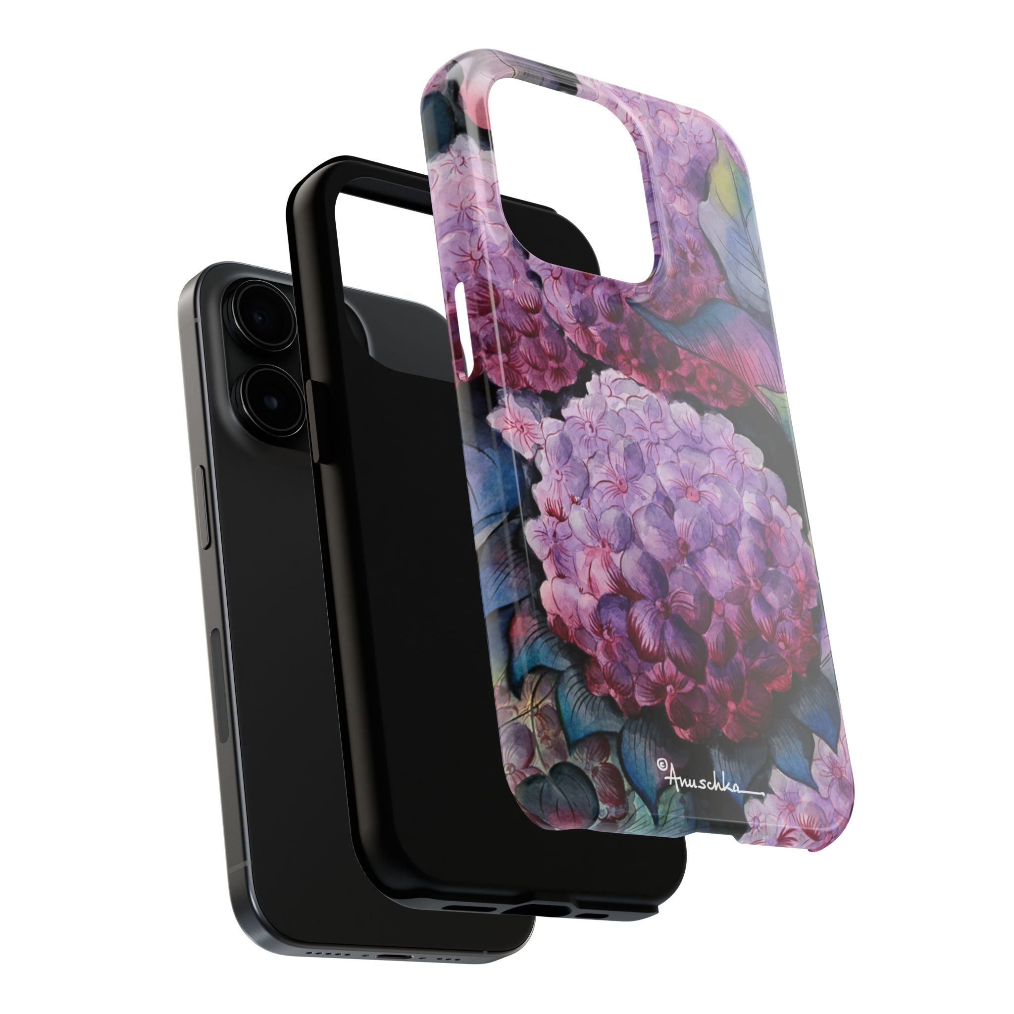 Hypnotic Hydrangeas Tough Phone Cases