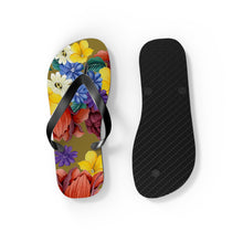 Load image into Gallery viewer, Dreamy Floral Flip Flops

