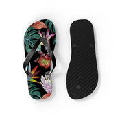 Island Escape Black Flip Flops