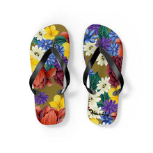 Load image into Gallery viewer, Dreamy Floral Flip Flops
