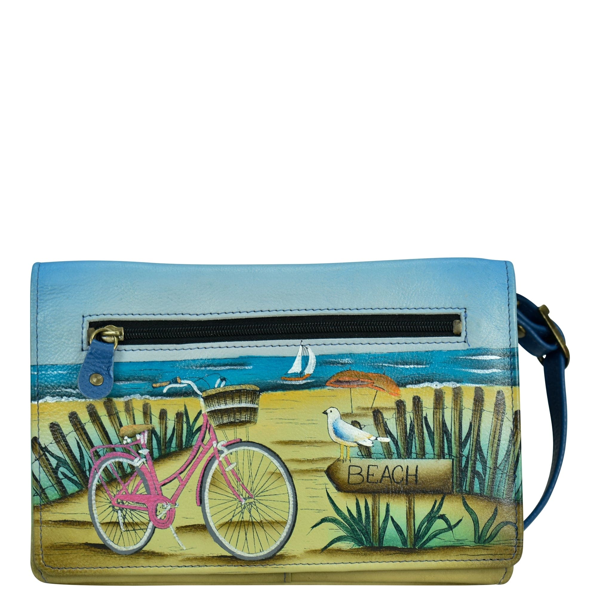 Beach Day Organizer Wallet On a String - 1834