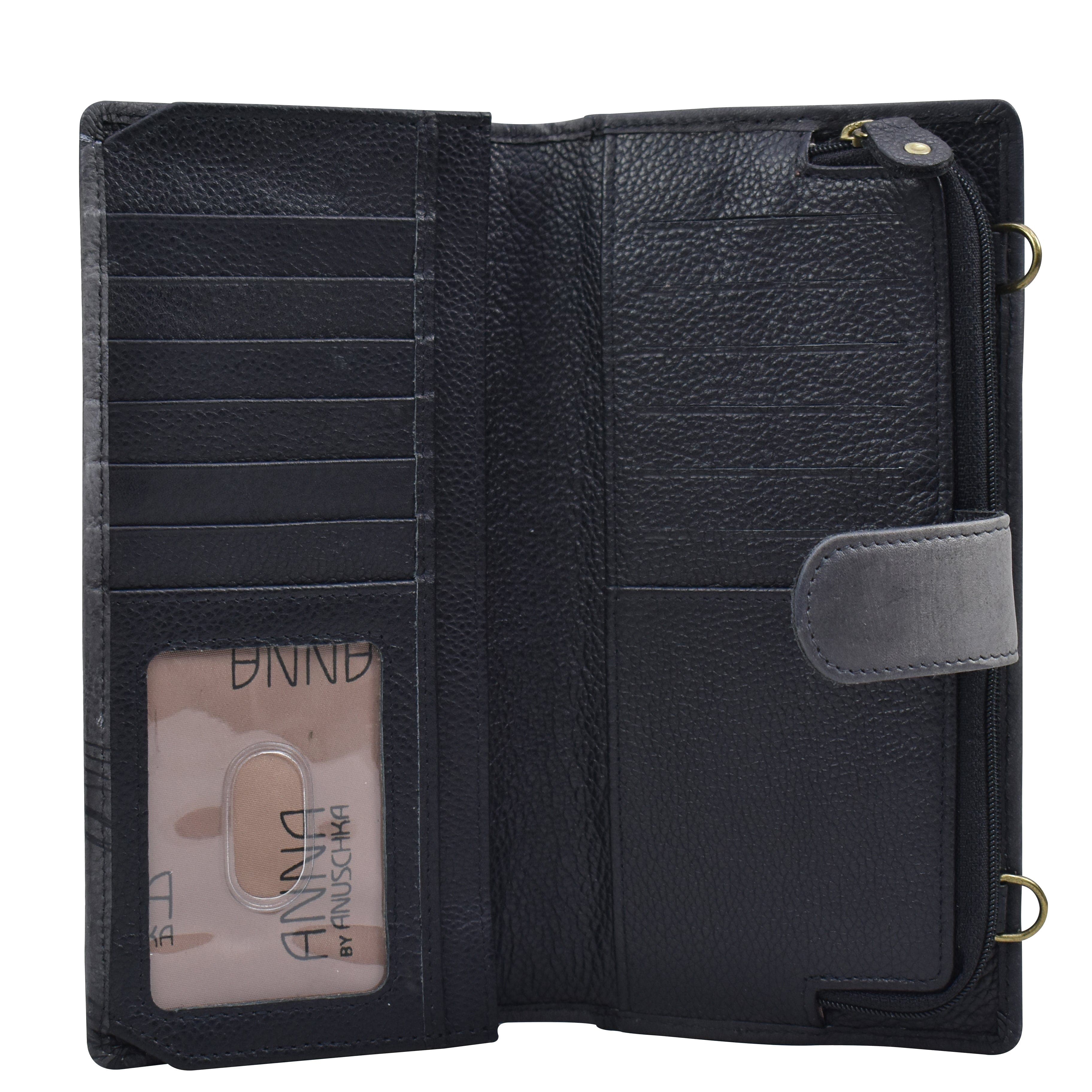 Bi-Fold Wallet With Strap - 1856