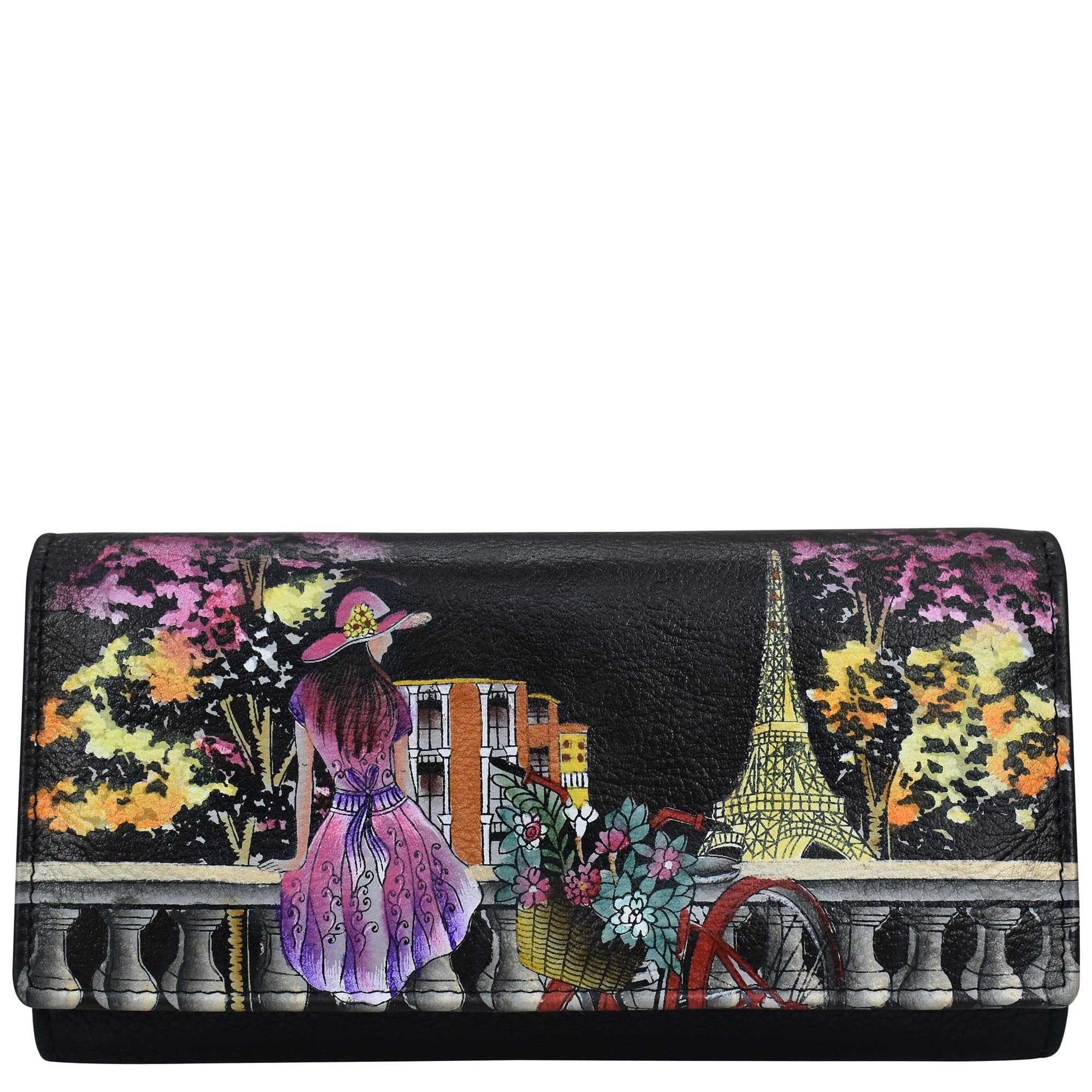 Paris at Night Three Fold Organizer Wallet - 1860