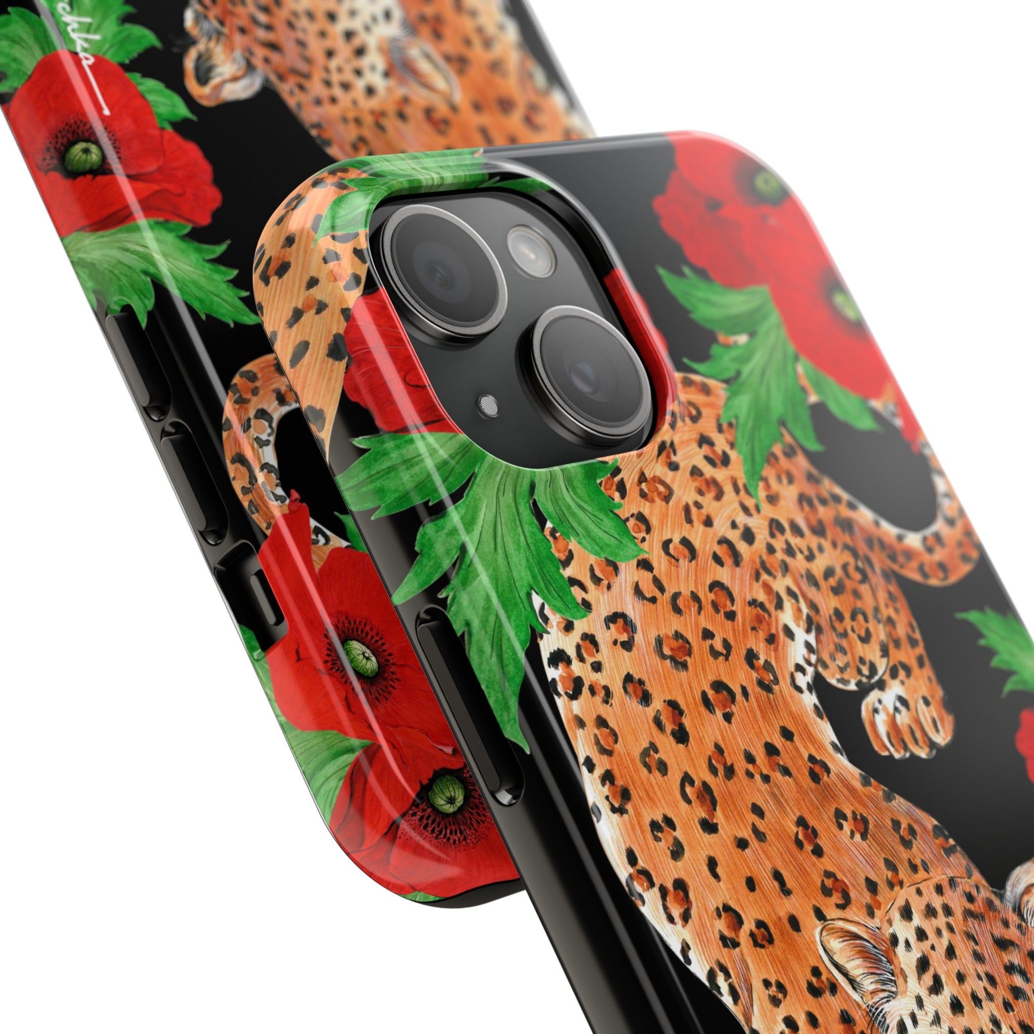 Enigmatic Leopard Tough Phone Cases