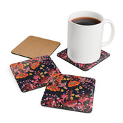 Moonlit Meadow Corkwood Coaster Set