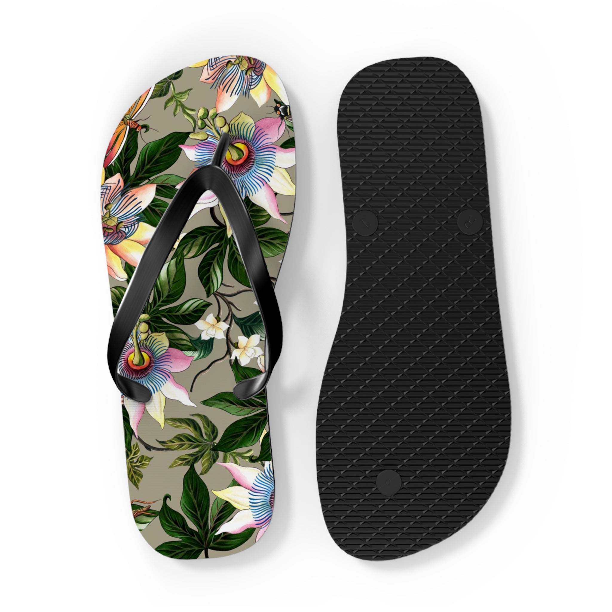 Floral Passion Flip Flops