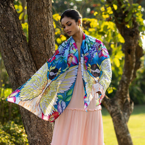 Snake Print Chiffon Kimono – Hello Pink LLC