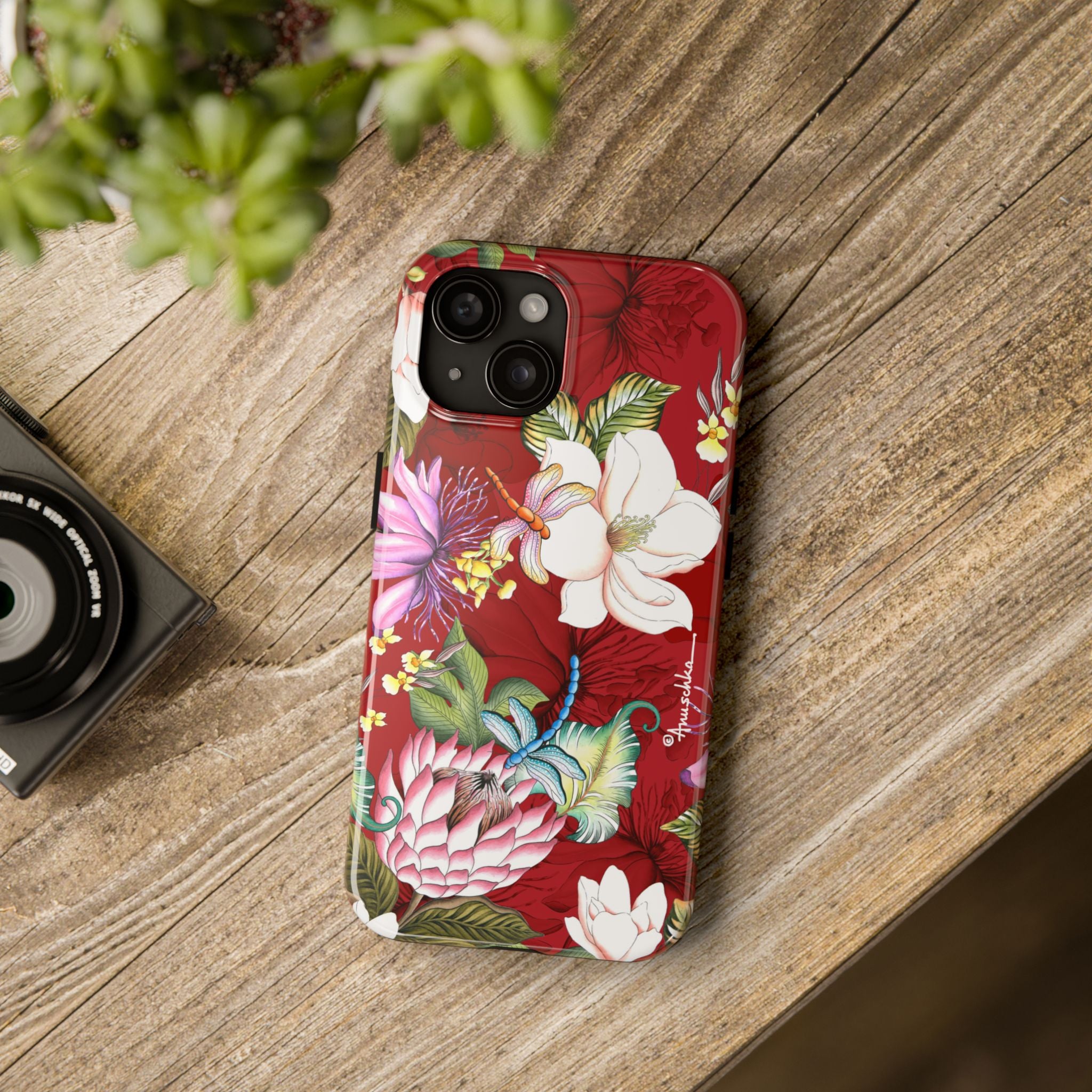 Crimson Garden Tough Phone Cases