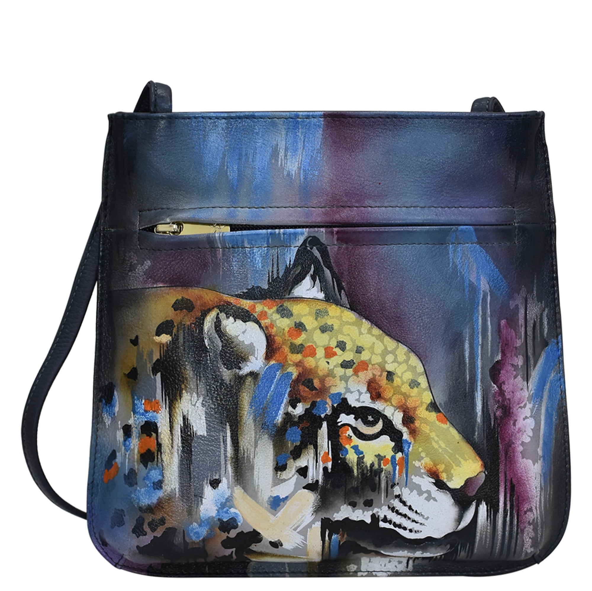 Hotsell Sharif (Anuschka Like) Hand Painted Leather Cheetahs Tote