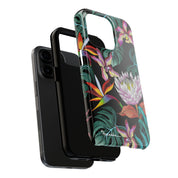 Island Escape Black Tough Phone Cases