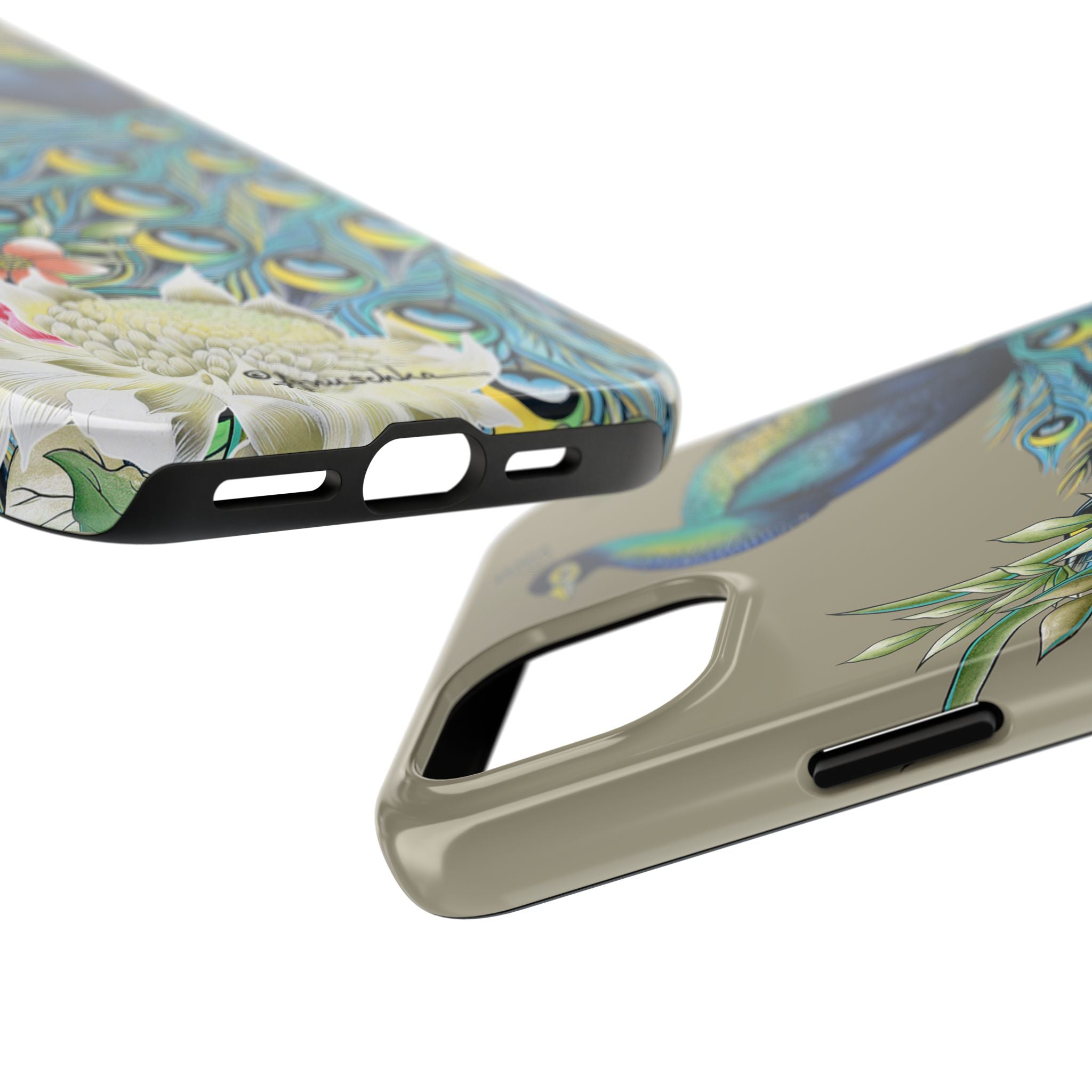 Regal Peacock Tough Phone Cases