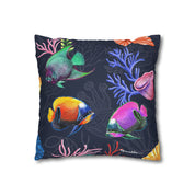 Mystical Reef Polyester Square Pillow Case