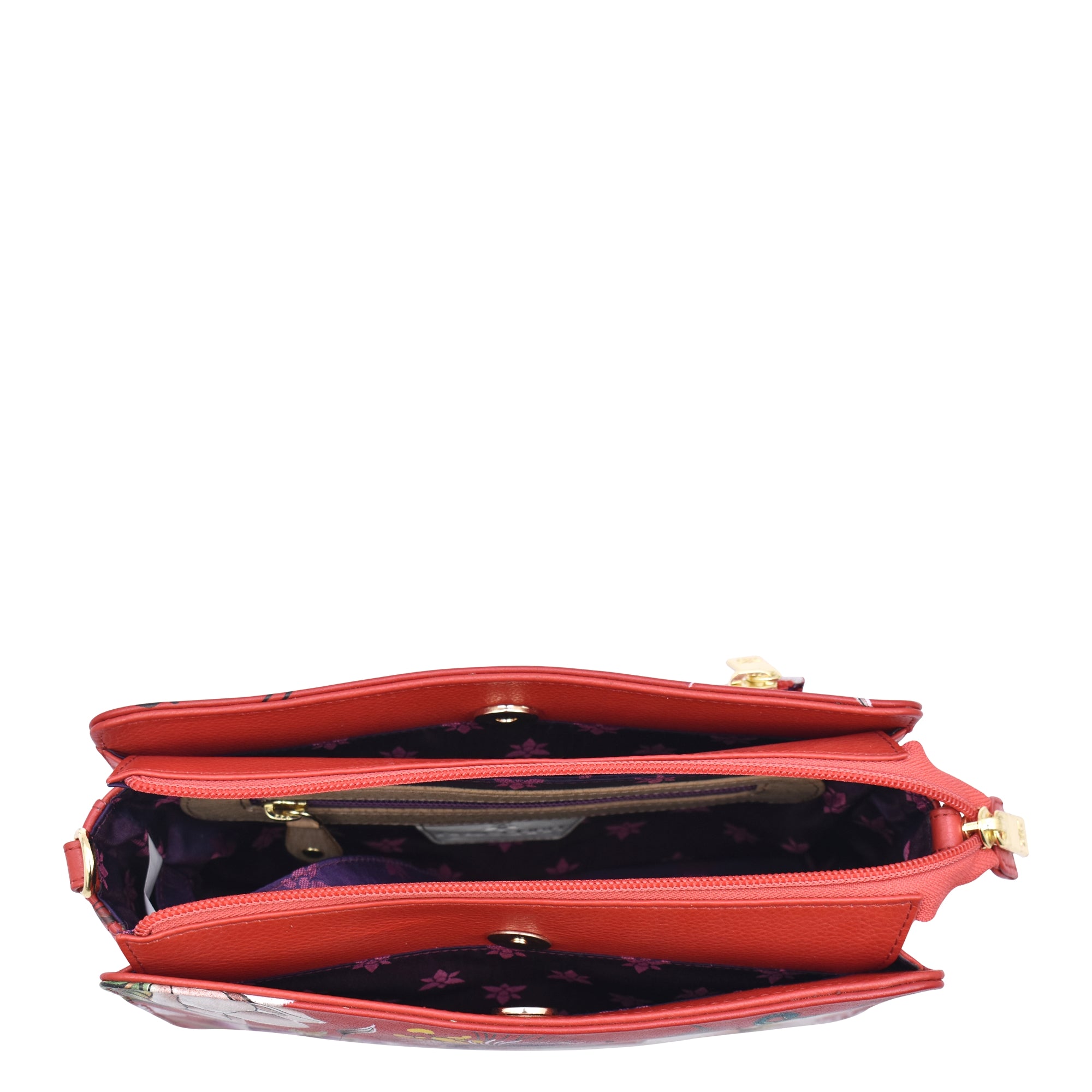 Triple Compartment Crossbody - 696