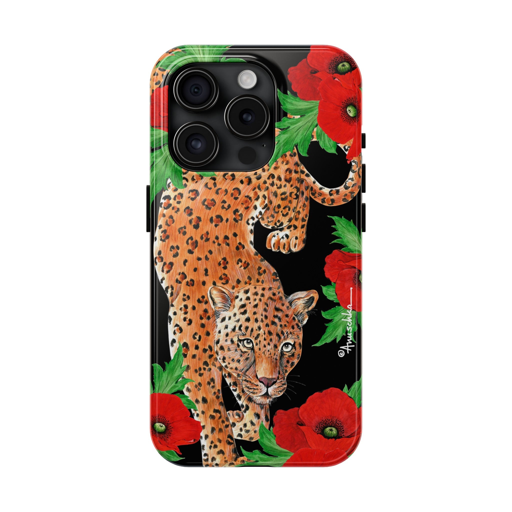 Enigmatic Leopard Tough Phone Cases