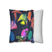 Mystical Reef Polyester Square Pillow Case