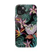 Island Escape Black Tough Phone Cases