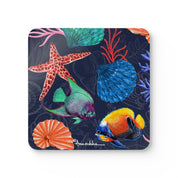 Mystical Reef Corkwood Coaster Set