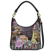 PARIS AT NIGHT Large Classic Hobo - 8467