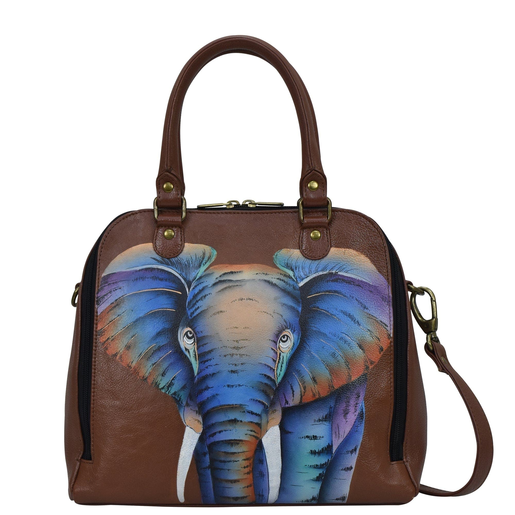 African Elephant Organizer Satchel - 8480