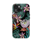 Island Escape Black Tough Phone Cases