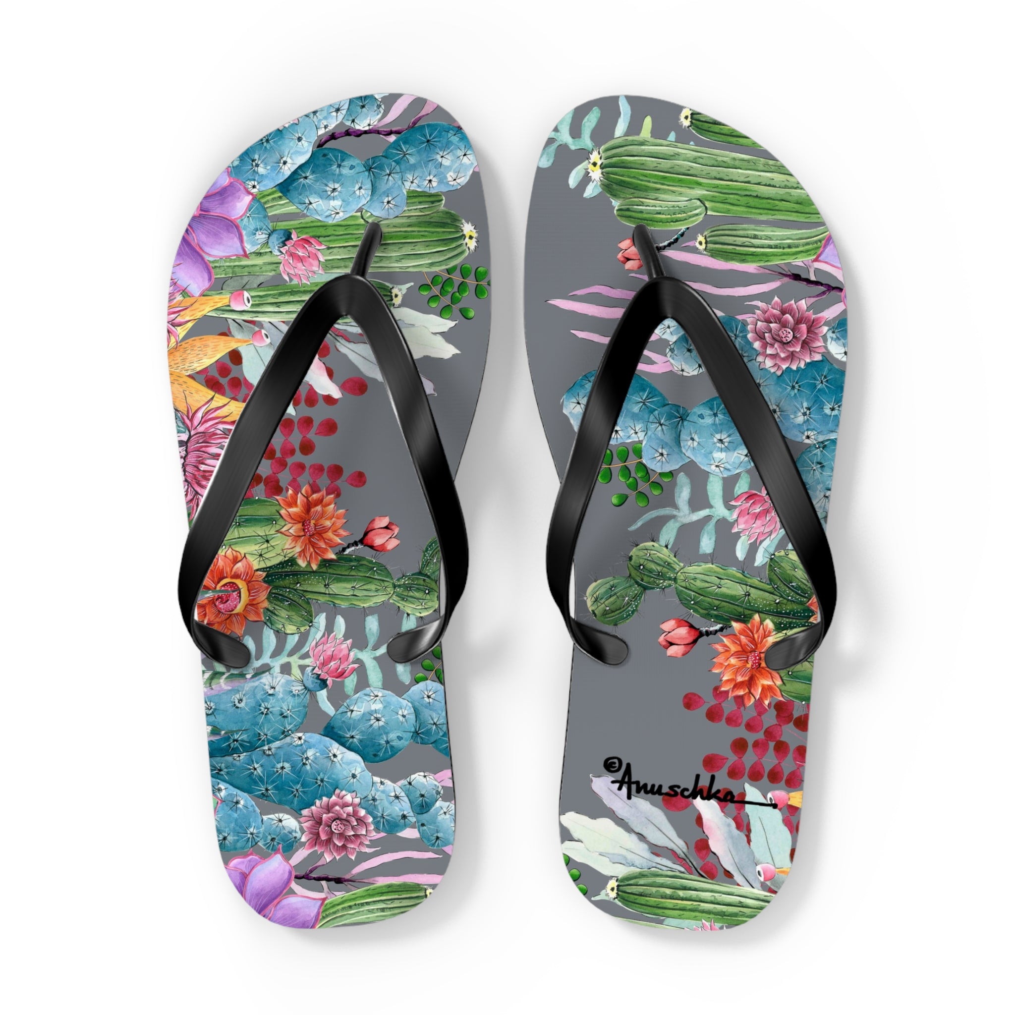 Desert Garden Flip Flops