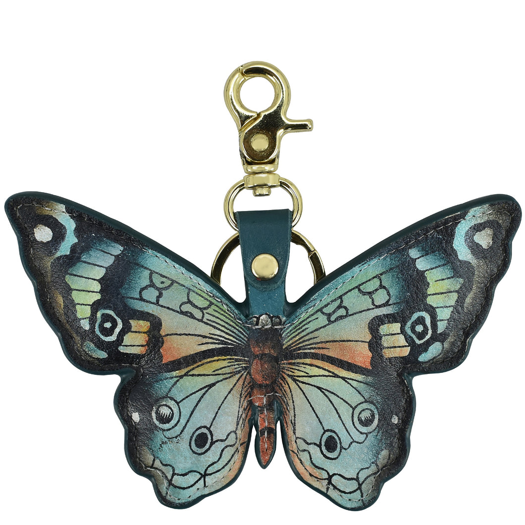 Painted Leather Bag Charm K0007 - Keycharms