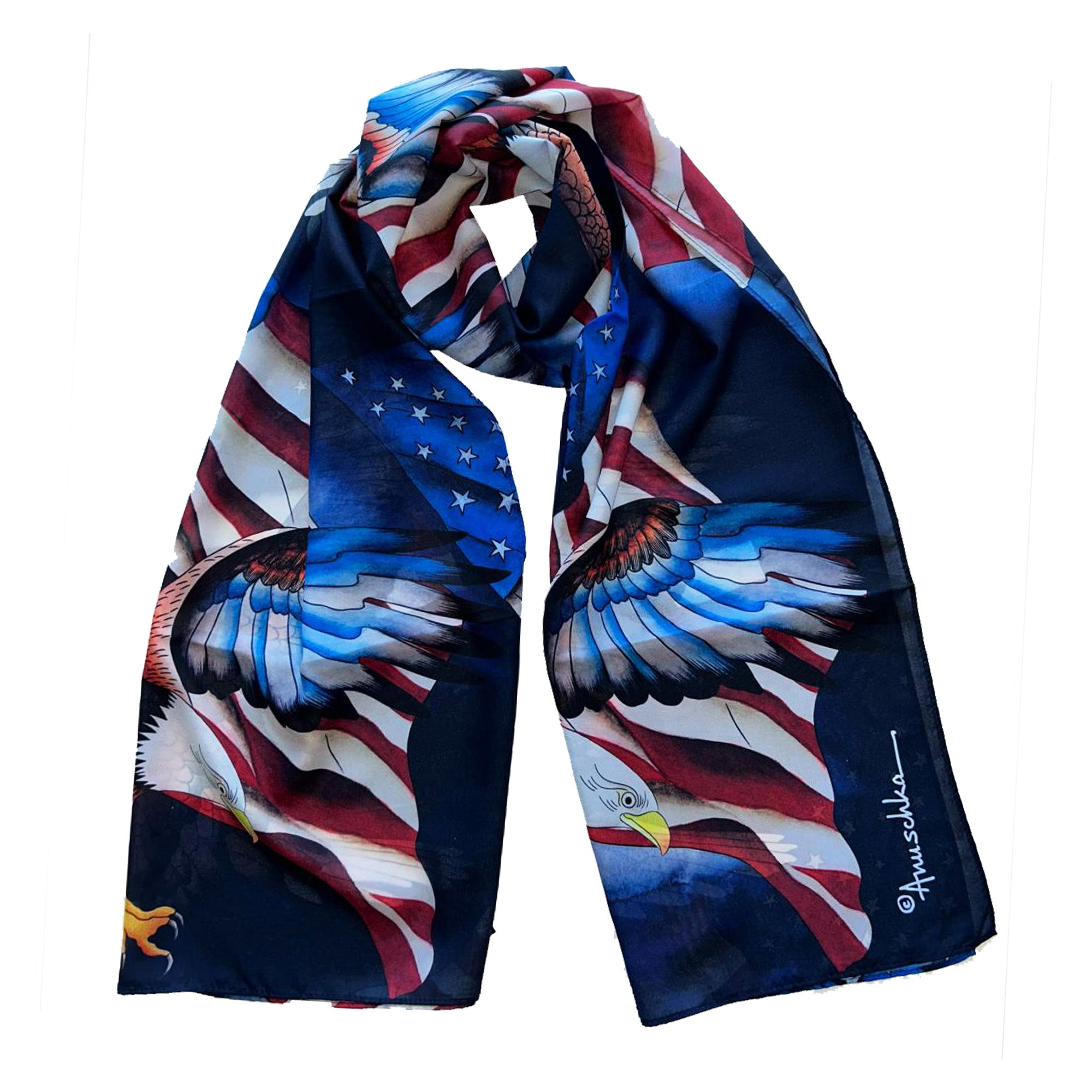 Printed Chiffon Scarf - 3300