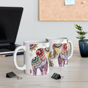 Retro Elephant Ivory Coffee Mug (11 oz.)