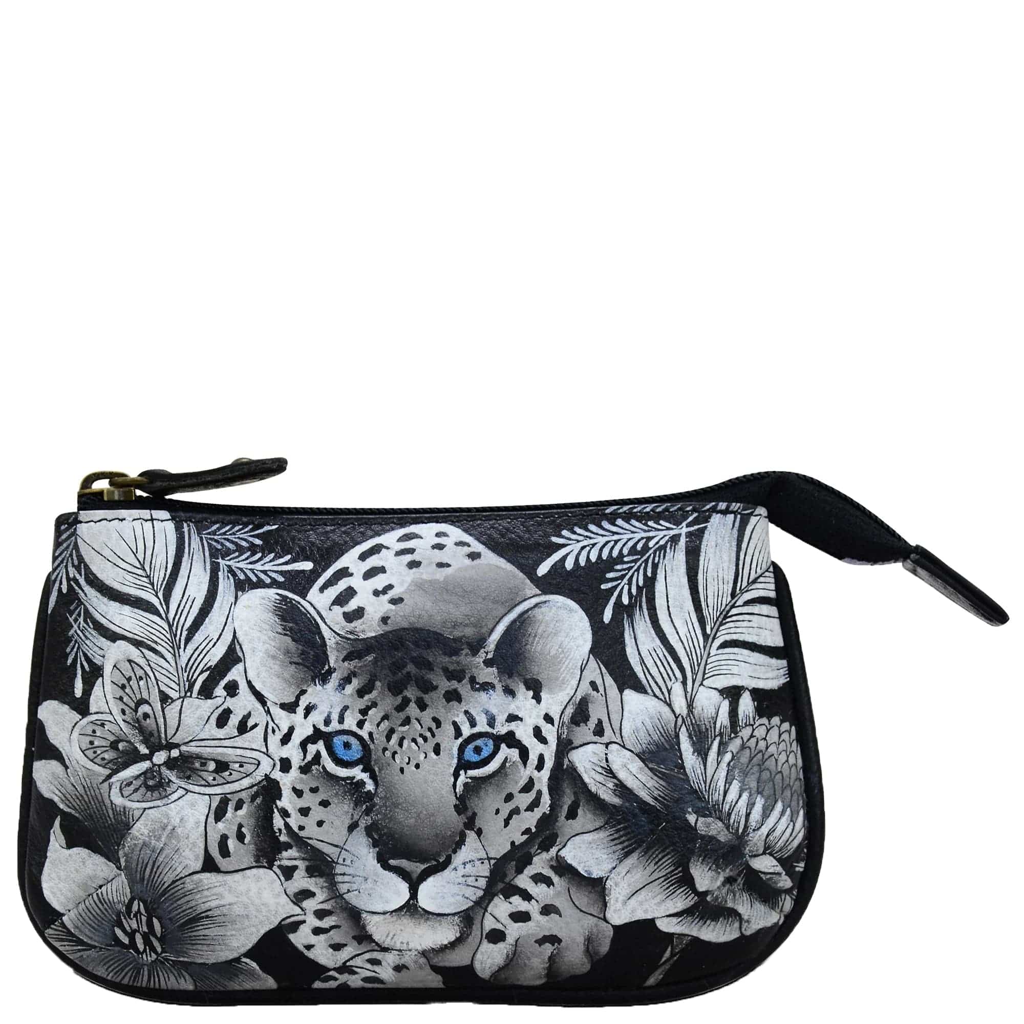 Cleopatra's Leopard Medium Zip Pouch - 1107