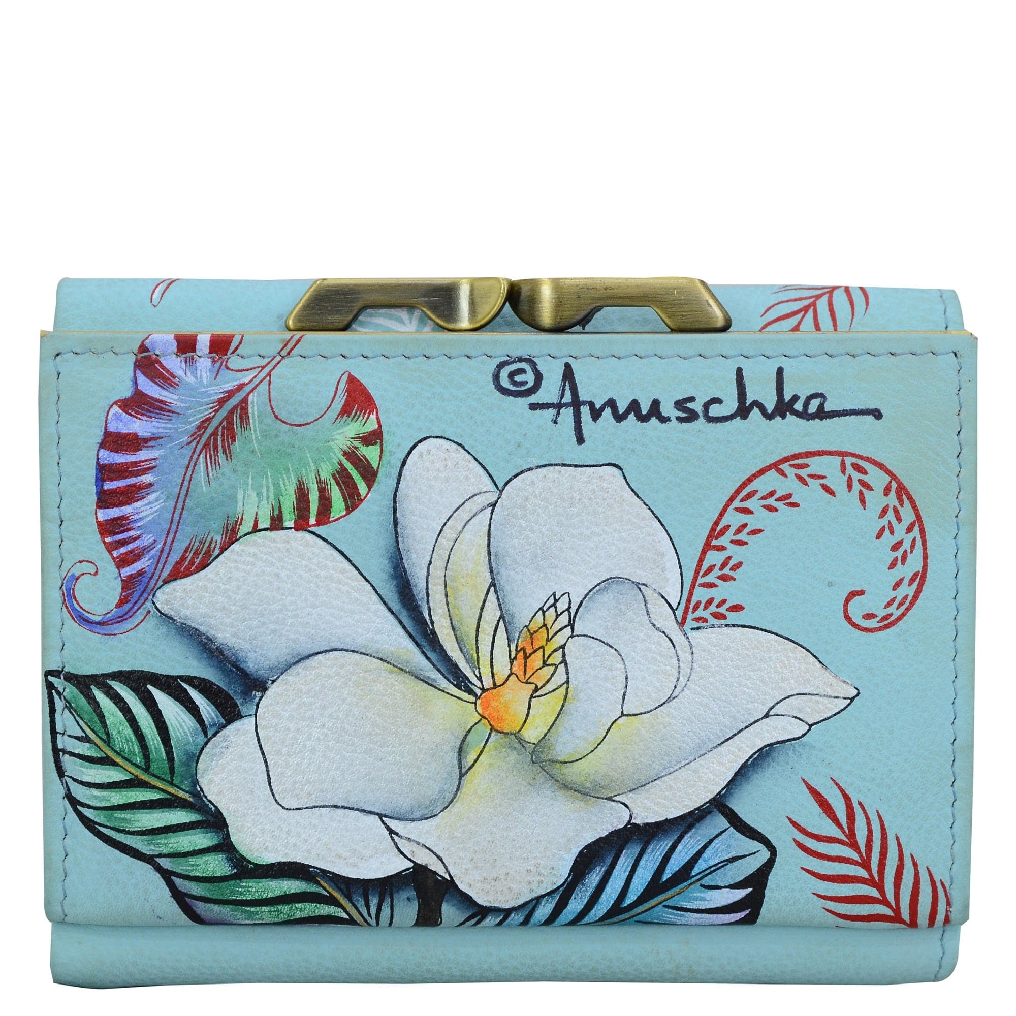 RFID Blocking Small Flap French Wallet - 1138 - Anuschka