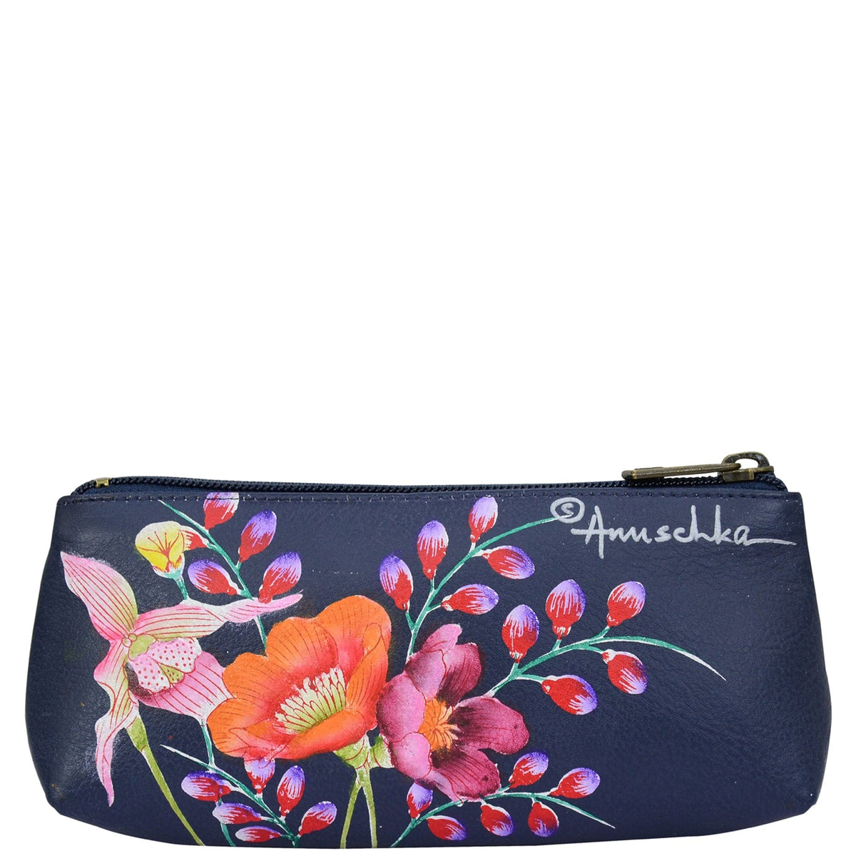 Leather Hand Painted Cosmetic Case - 1145 – Anuschka